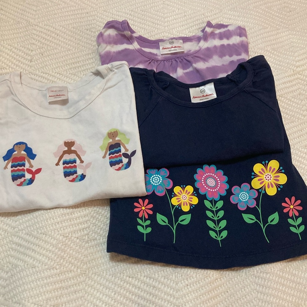 Lot of Hanna Anderson girls shirts